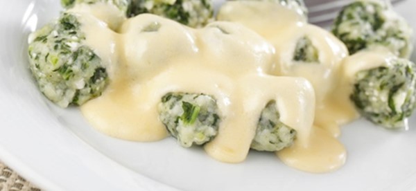 Perle verdi al provolone