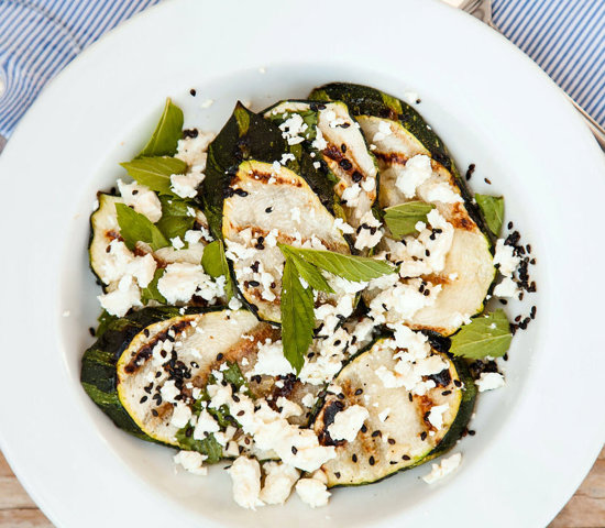 Malga bianca courgettes
