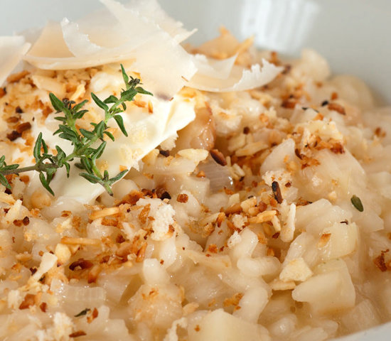 Gorgonzola style risotto