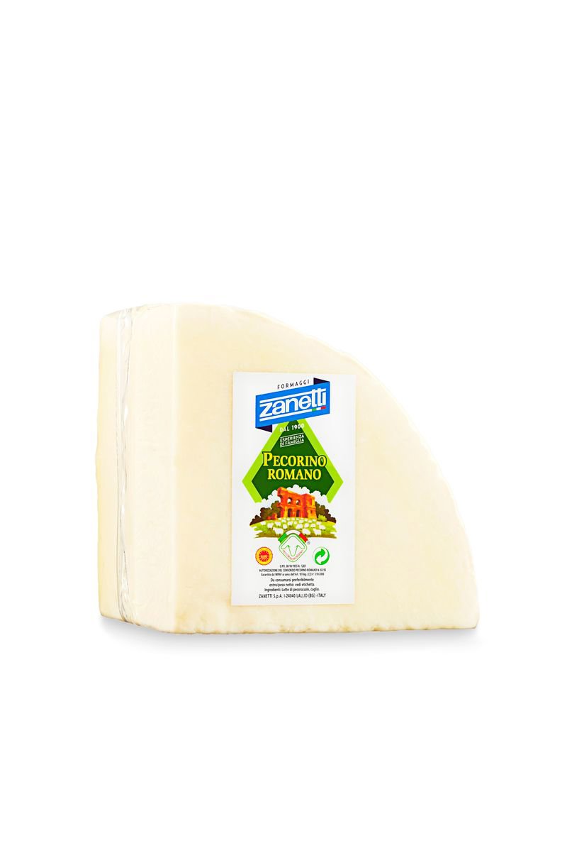 Pecorino Romano D.O.P. 1/8 of Wheel Vacuum Packed