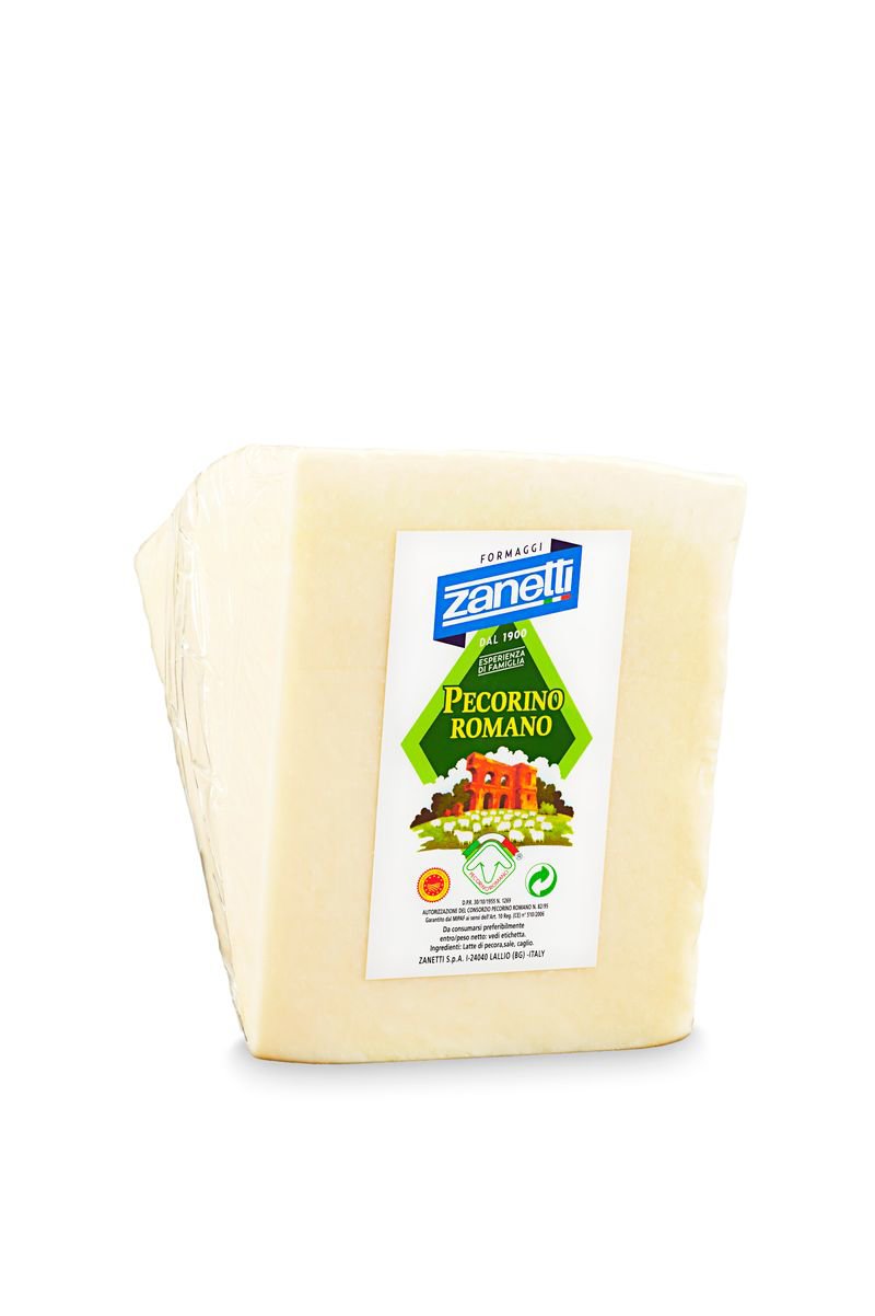 Pecorino Romano D.O.P. 1/16 of Wheel Vacuum Packed